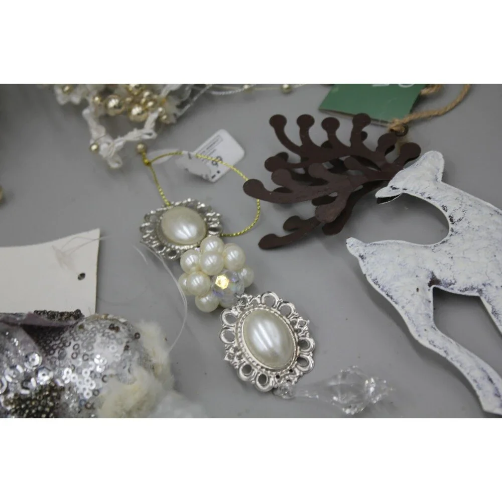 12 Pcs Mushrooms Unicorn Ornament Lot Vintage-Inspired At Home Magical Winter
